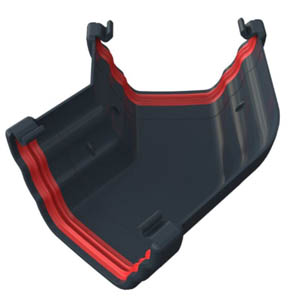 Ogee Anthracite  Gutter Angle 135