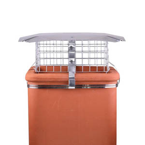 Square Cowl / Birdguard Stainless Steel