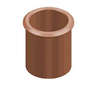 Clay Straight Roll Top Pot Red
