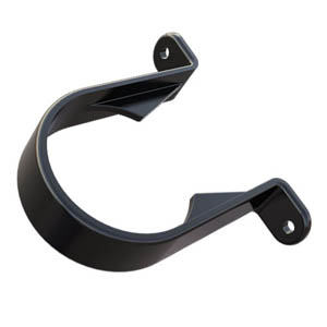 Round Black Pipe Clip