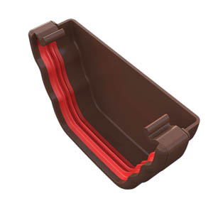 Ogee Brown External Stop End