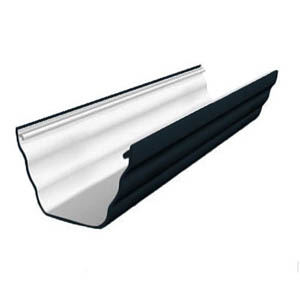 Ogee Anthracite Gutter 4m
