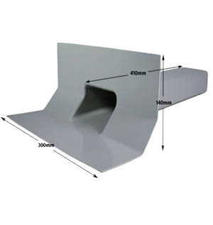 GRP Through Wall / Parapet Outlet Trim