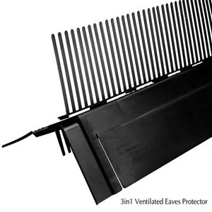 3 in 1 EPS Tray 1m (c/w fascia vent & bird comb)