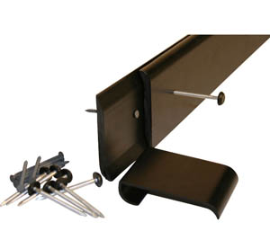 Rubbatrim Black 2-Part Gutter Trim 2.5m