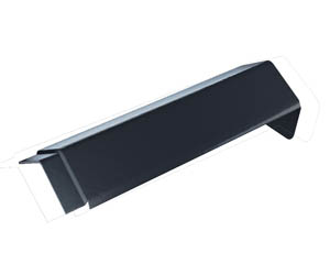Duracoat Multi Angle Ridge Antique Slate - 450mm (Concrete with clay finish to match Antique Slate)