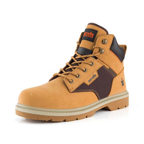 Site Quartz Safety Boots Tan Size