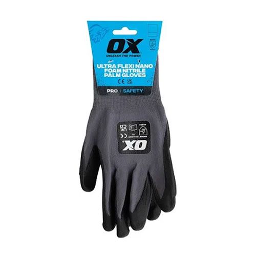 Ox Gloves Ultra Flexi Nano Foam Nitrile Palm (L9)