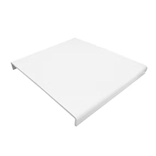 605mm Fascia Capping 5M Double Leg White