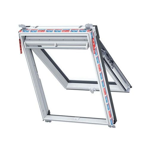 Keylite Polar White PVC Fire Escape/Top Hung - Hi-Therm