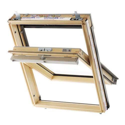 Keylite Pine Centre Pivot Roof Window