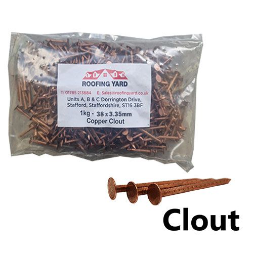 Copper Clout Nails 1kg