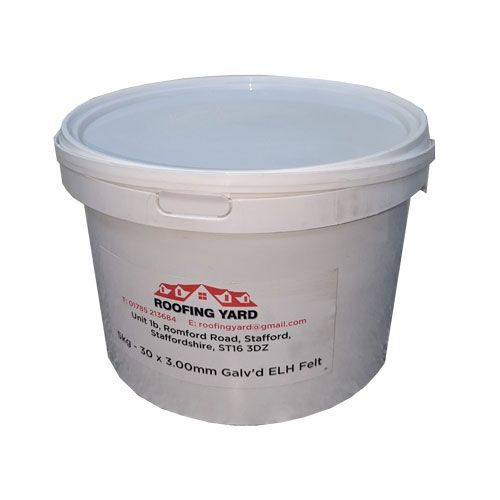 30mm ELH Felt Nails 5kg Tub