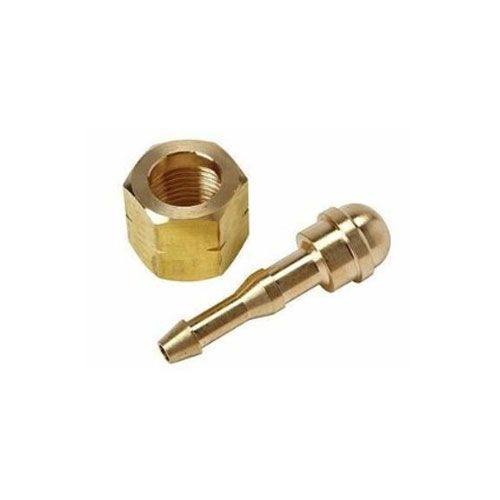 Nut & Tail - 3/8 BSP LH Nut with 5/16 Tail Reverse Thread (For Gas Hose)