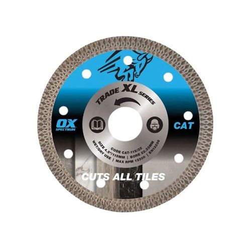 OX Trade XL Cuts All Tiles Diamond Blade - 115/22.23mm