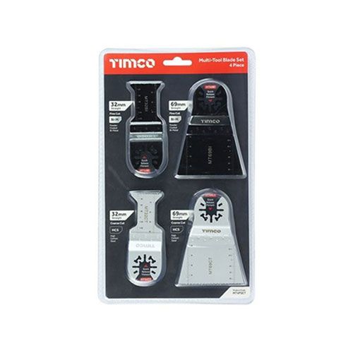 Mixed - Multi Tool Set - 4 Piece - Blister Pack