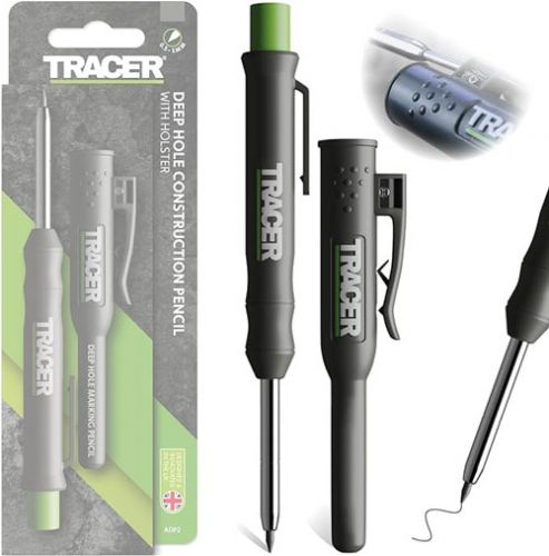 Tracer Double Tipped Deep Hole Construction Pencil With Site Holster