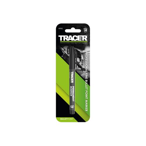Tracer Black Permanent Construction Marker