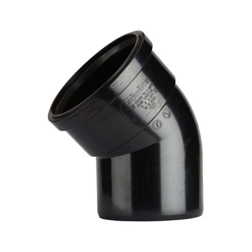 Soil Bend 45 deg Black