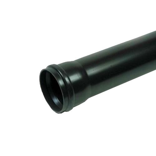 Soil Pipe S/S 3m Black