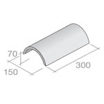 Baby Ridge 300mm Concrete