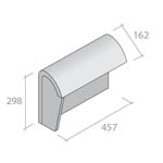 Marley Segmental Block End Ridge